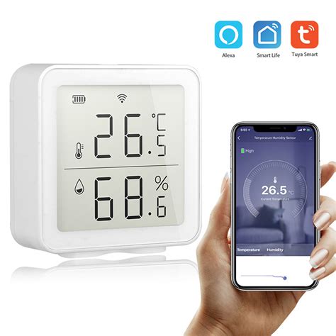 smart sensor temperatuur vochtmeter|WiFi Thermometer Smart Hygrometer: Indoor Temperature .